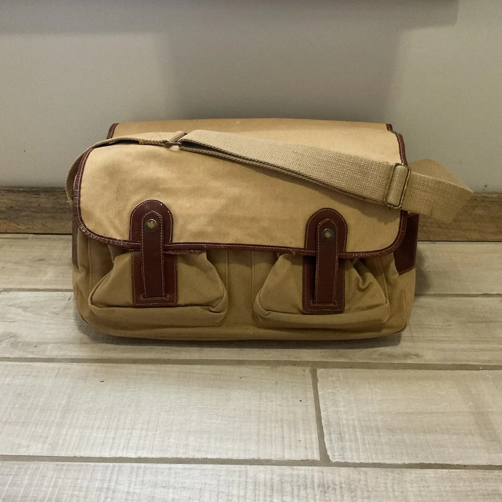 THE J. PETERMAN COMPANY - Counterfeit Leather & Canvas Mail Bag